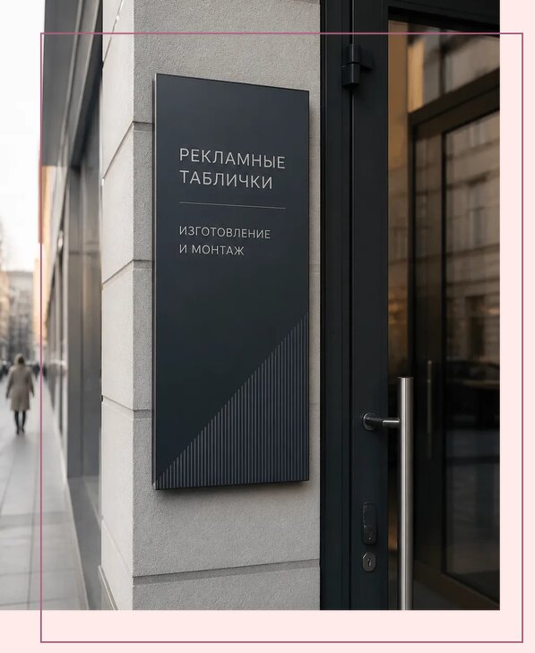 Рекламные таблички в Чайковском по цене от 4554 р. | Аванза-Чкв