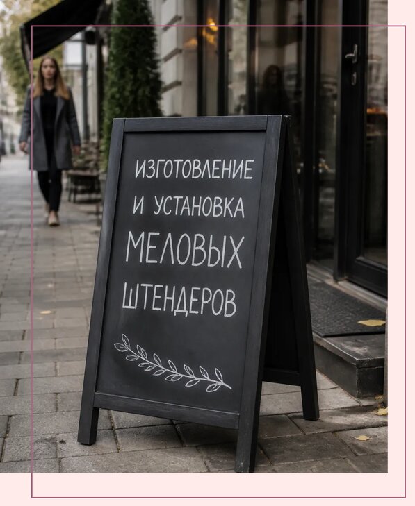 Меловые штендеры в Чайковском по цене от 6579 р. | Аванза-Чкв